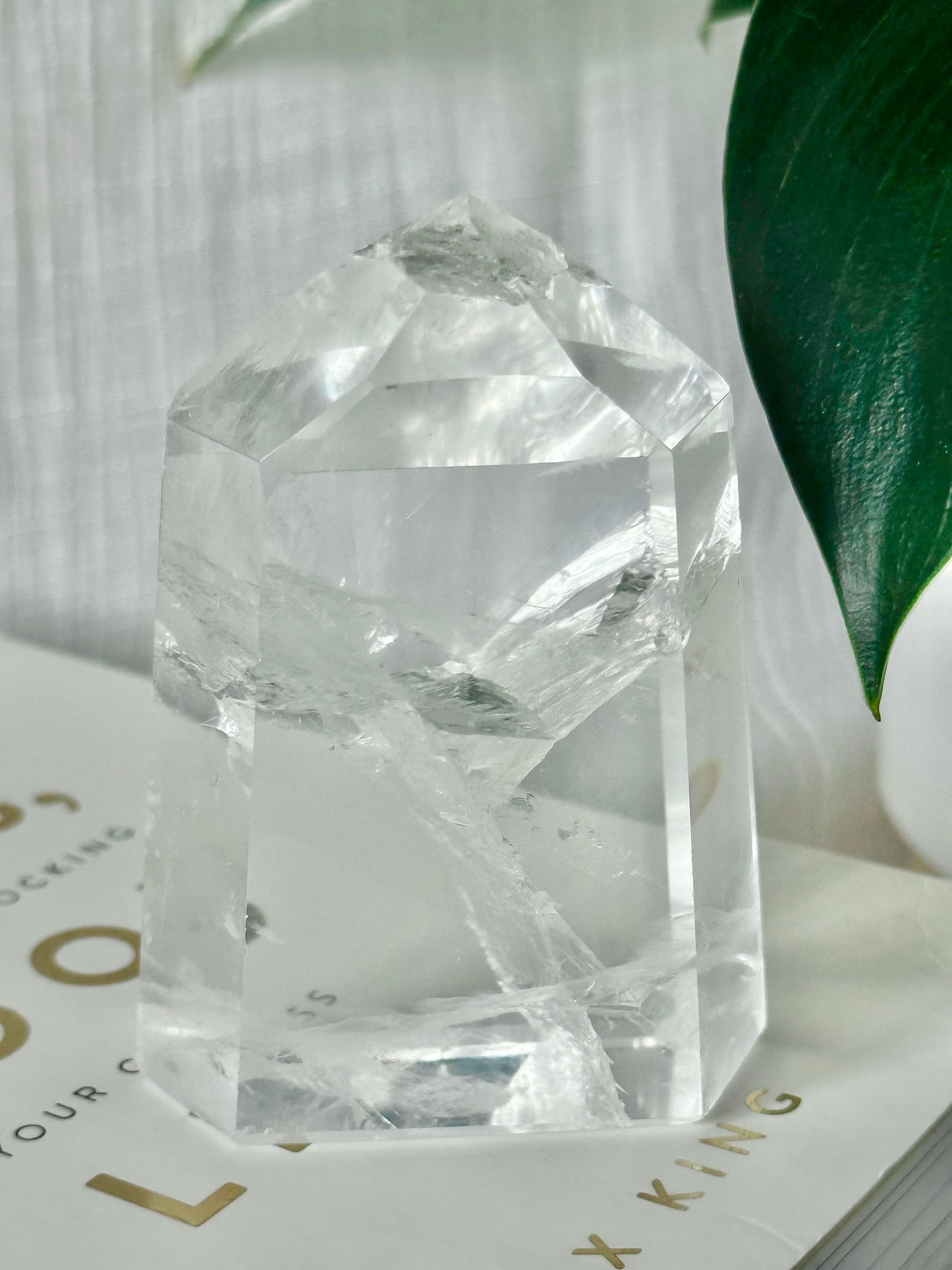 Clear Quartz Tower