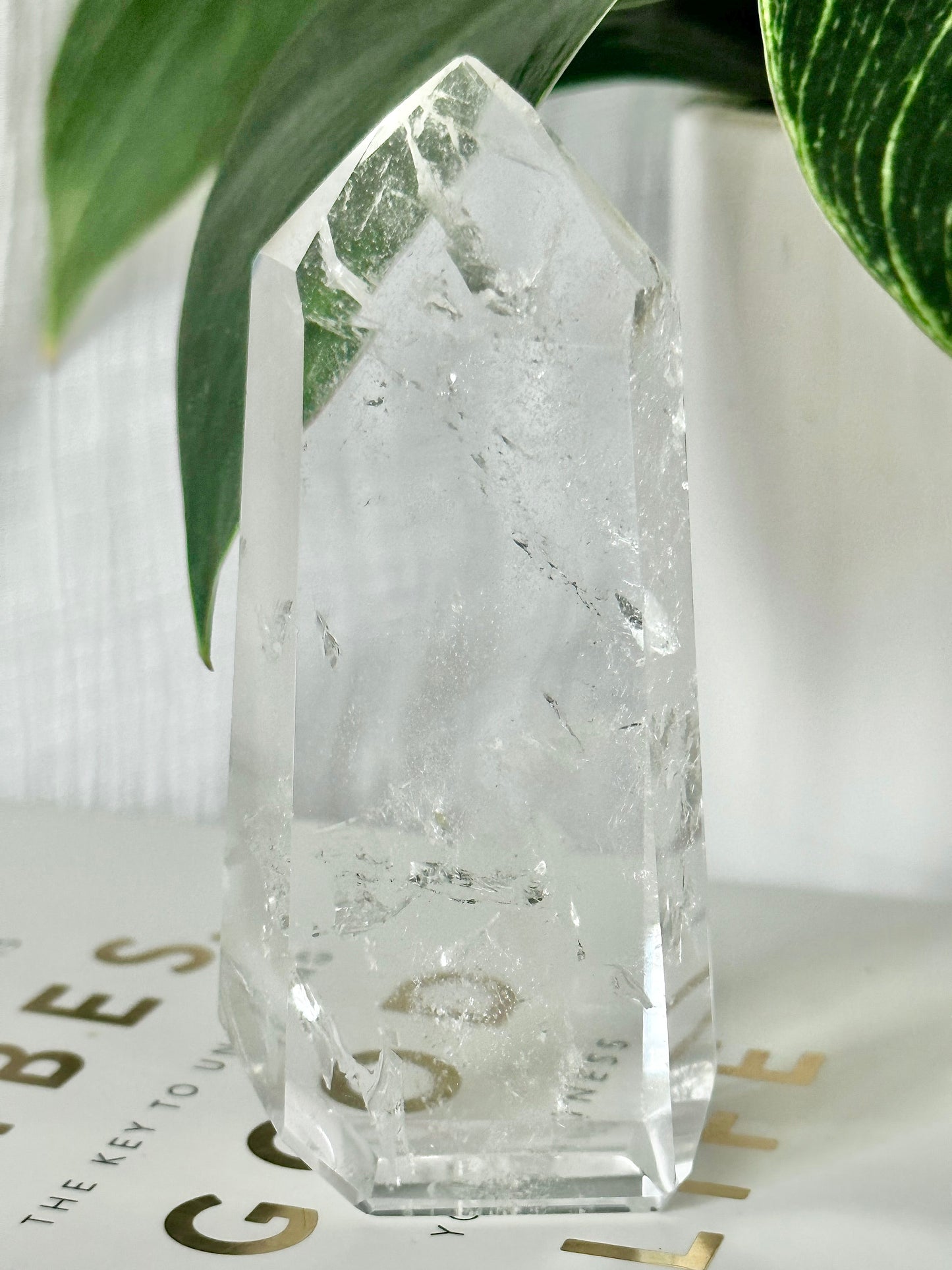 Clear Quartz Tower