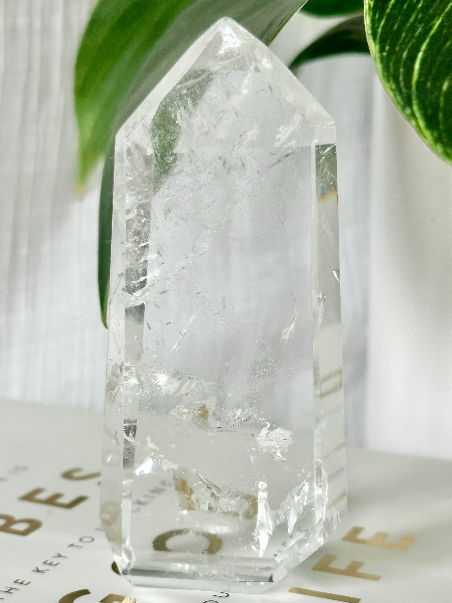 Clear Quartz Tower