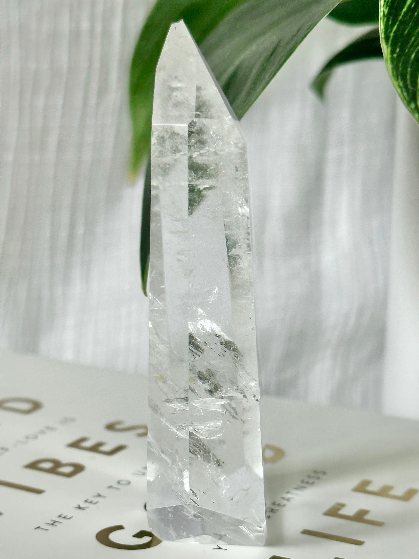 Clear Quartz Tower