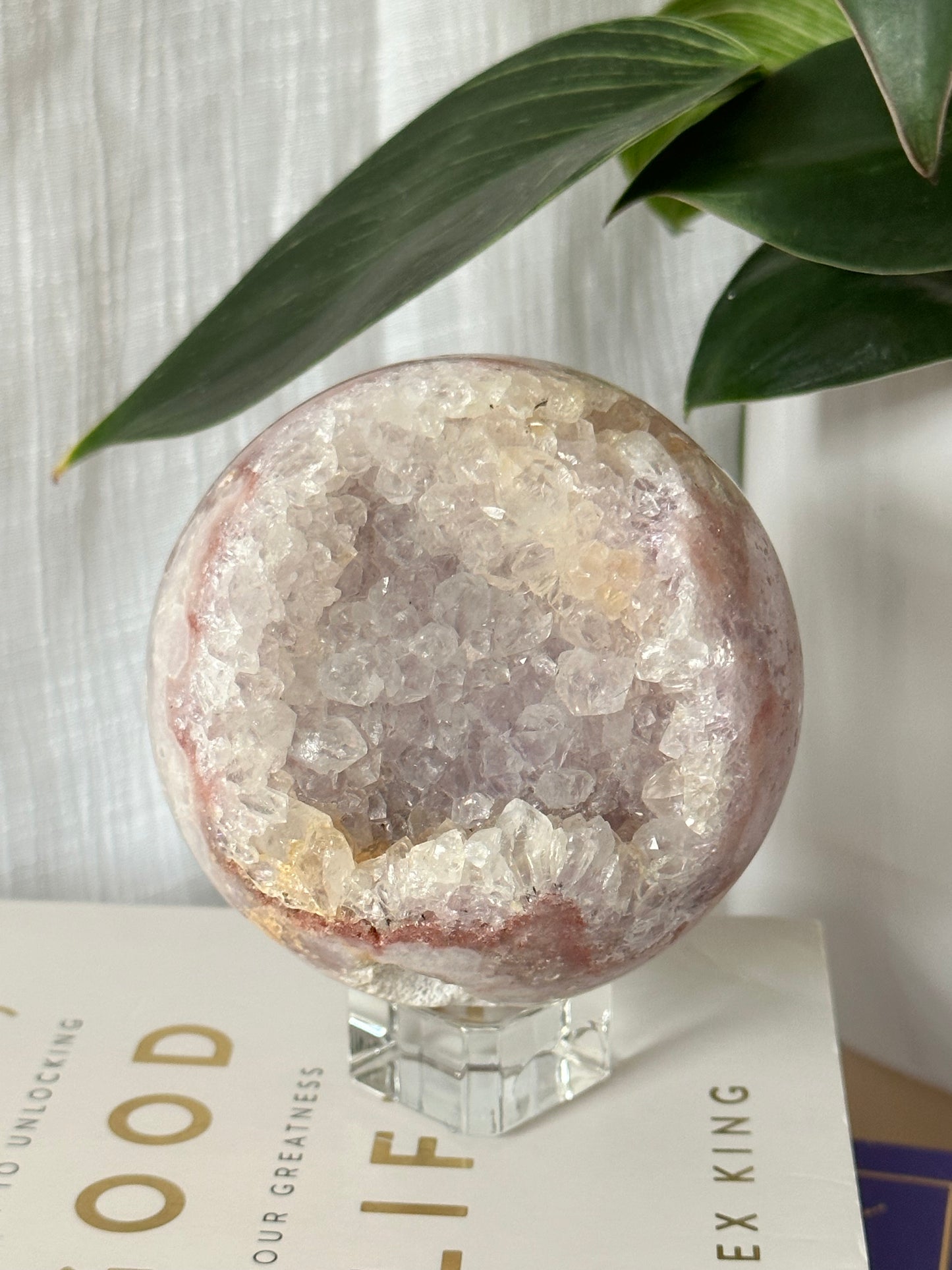 Pink Amethyst Sphere