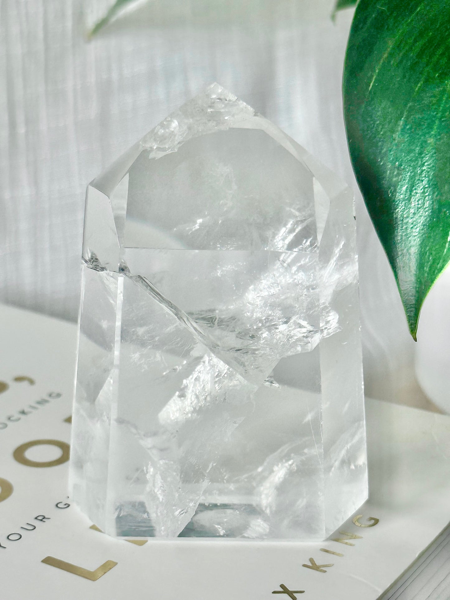 Clear Quartz Tower