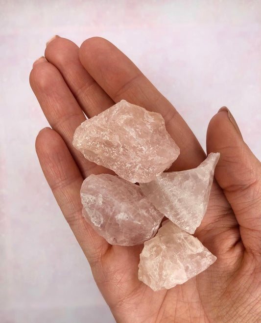 Raw Rose Quartz